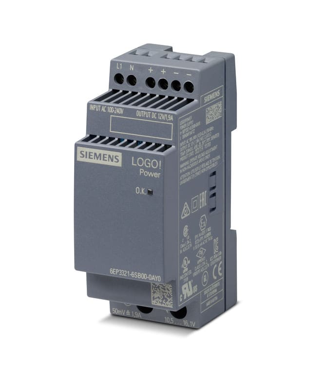 SIEMENS - LOGO!POWER 12 V / 1.9 A - 6EP3321-6SB00-0AY0