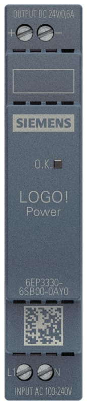 SIEMENS - LOGO!POWER 24 V / 0.6 A - 6EP3330-6SB00-0AY0
