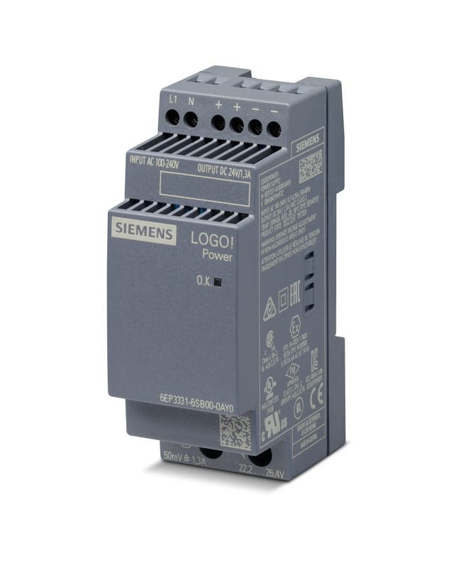 SIEMENS - LOGO!POWER 24 V / 1.3 A - 6EP3331-6SB00-0AY0