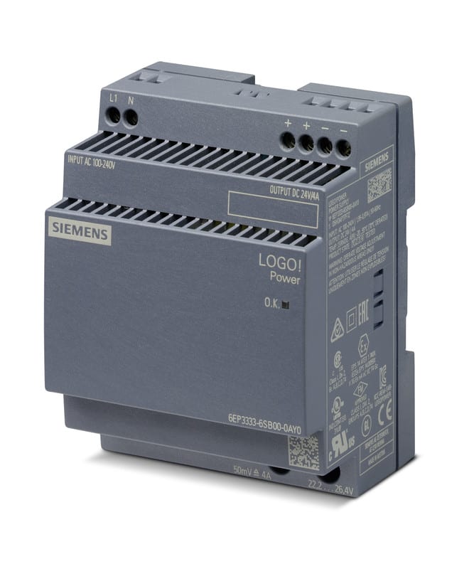 SIEMENS - LOGO!POWER 24 V / 4 A - 6EP3333-6SB00-0AY0
