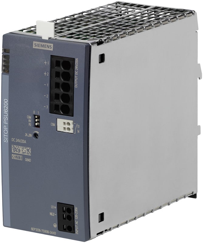 SIEMENS - SITOP PSU6200 24 V/20 A - 6EP3336-7SB00-3AX0