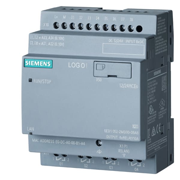 SIEMENS - 6ED1052-2MD08-0BA2 - LOGO! 12/24RCEO 8, V8.4