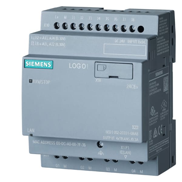 SIEMENS - 6ED1052-2CC08-0BA2 - LOGO! 24CEO 8, V8.4
