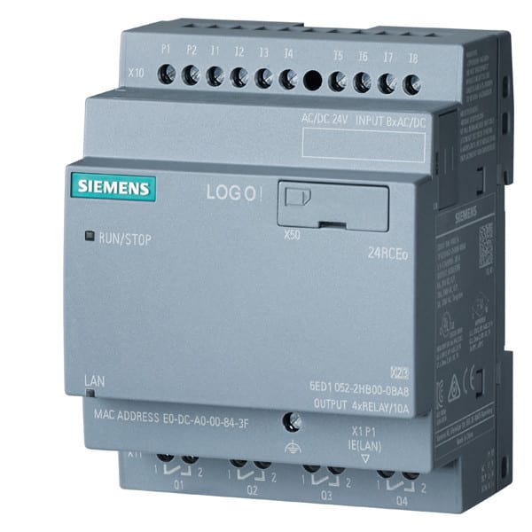 SIEMENS - 6ED1052-2HB08-0BA2 - LOGO! 24RCEO 8, V8.4