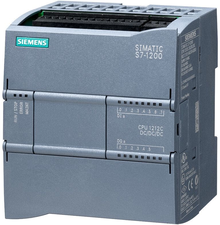 SIEMENS - Logiikkamoduuli - CPU 1212C DC/DC/DC