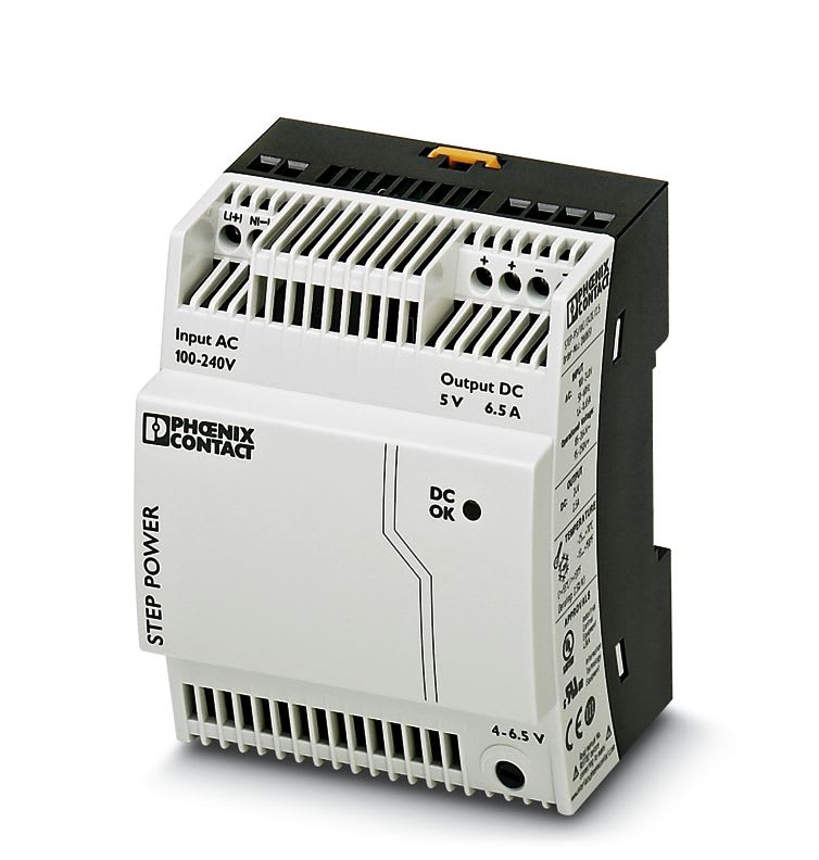 PHOENIX CONTACT - Teholähde - 2868541 STEP-PS/1AC/5DC/6.5