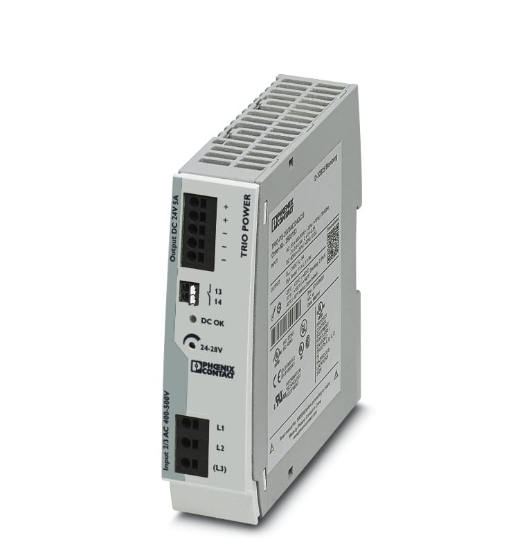 PHOENIX CONTACT - Teholähde - 2903153 TRIO-PS-2G/3AC/24DC/5