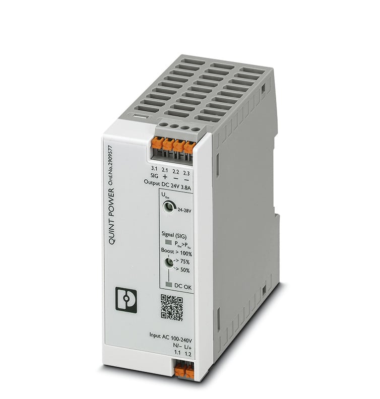 PHOENIX CONTACT - Teholähde - QUINT4-PS/1AC/24DC/3.8/PT