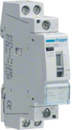 HAGER - Välirele - ERC125 1s 25A k.230VAC