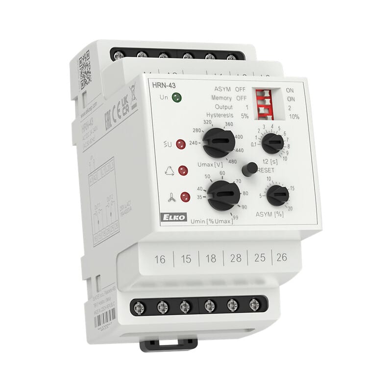 ELKO EP - Valvontarele jännite - 2vk 16A ali/ylij./epäs