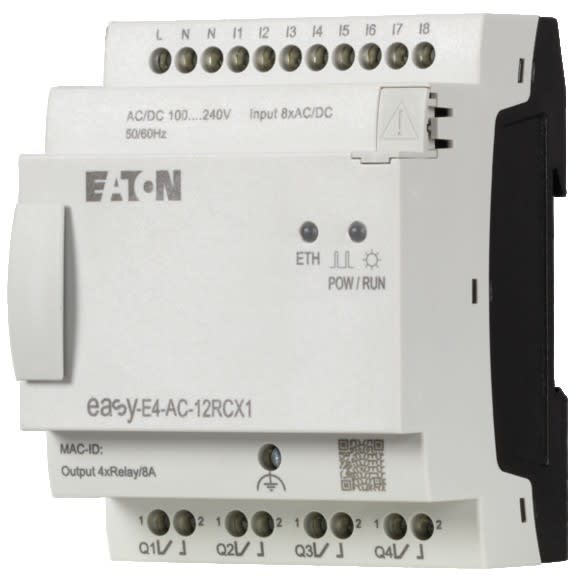 EATON - 230VAC, ohjelmoitava rele, rel - EASY-E4-AC-12RCX1