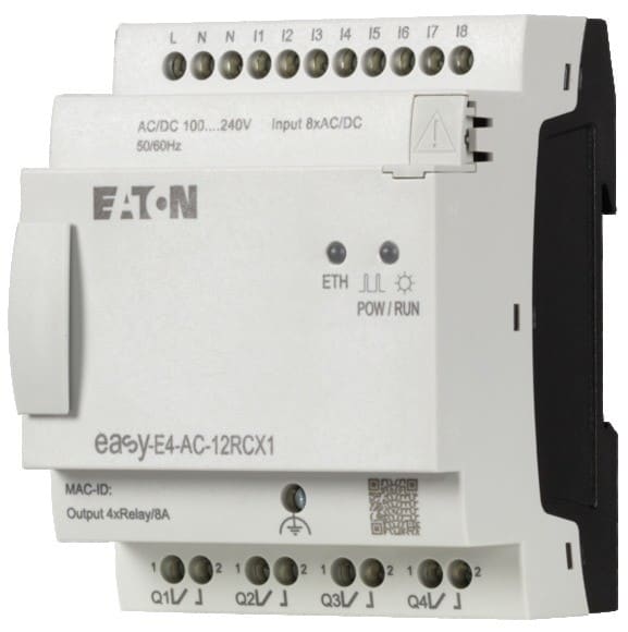 EATON - 230VAC, ohjelmoitava rele, rel - EASY-E4-AC-12RCX1