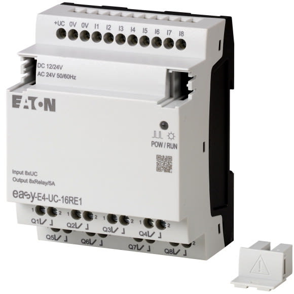 EATON - 12/24VUC, laajennusyksikkö, 8I - EASY-E4-UC-16RE1