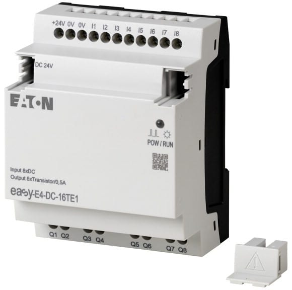 EATON - 24VDC, laajennusyksikkö, 8I/8T - EASY-E4-DC-16TE1