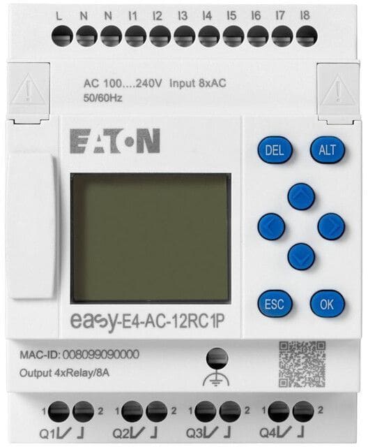 EATON - Ohjelmoitava rele - EASY-E4-AC-12RC1P