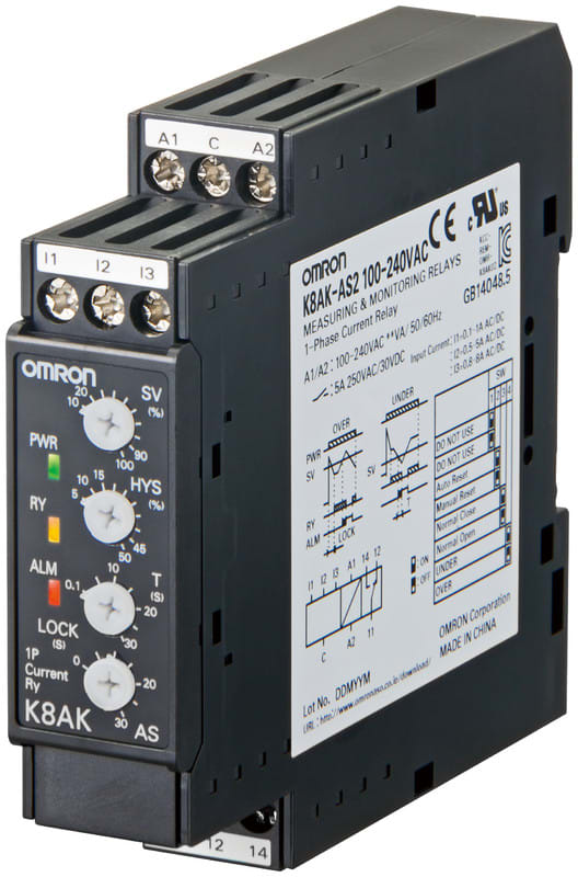 OMRON - Valvontarele K8AK - K8AK-AS1 100-240VAC