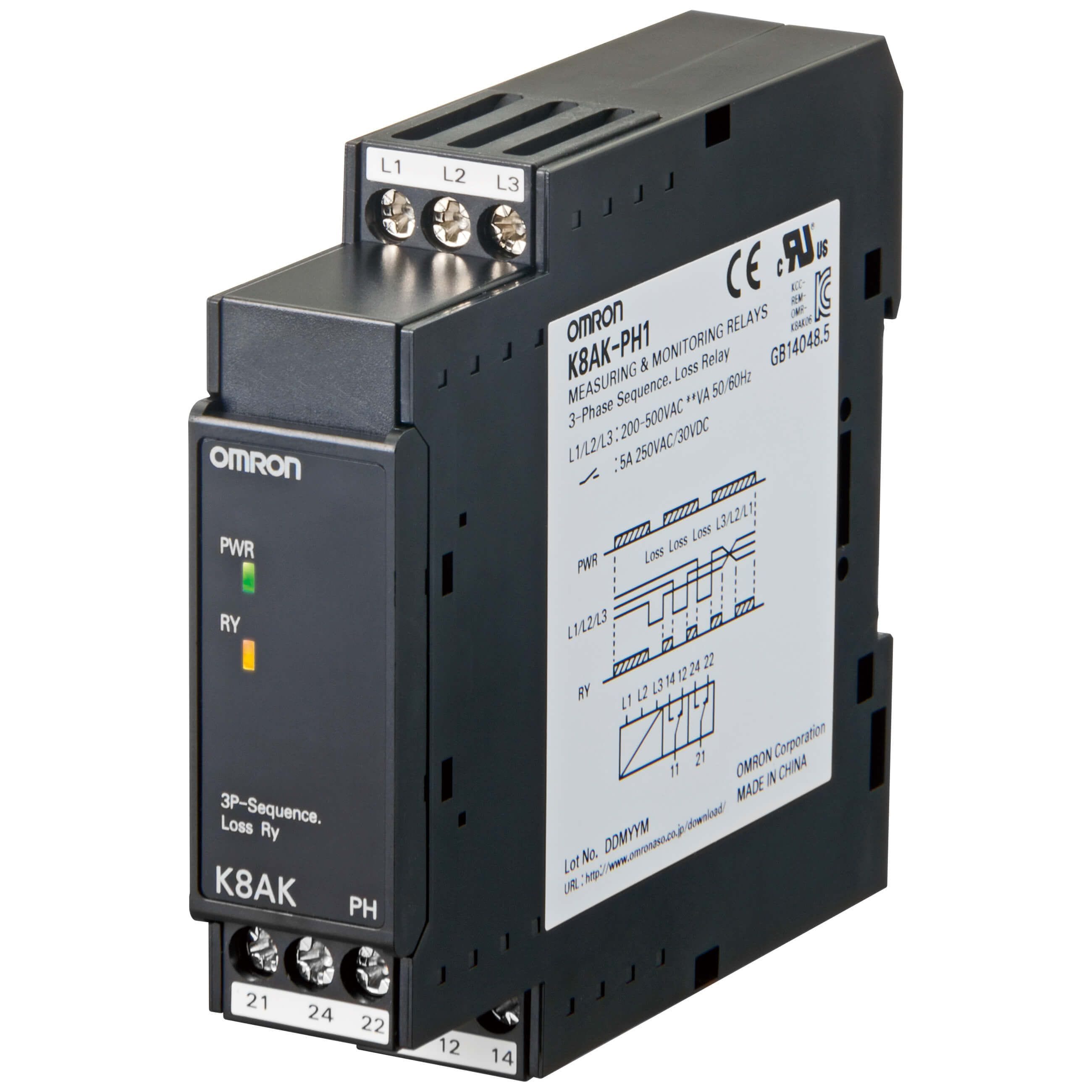 OMRON - Valvontarele - K8AK-PH1