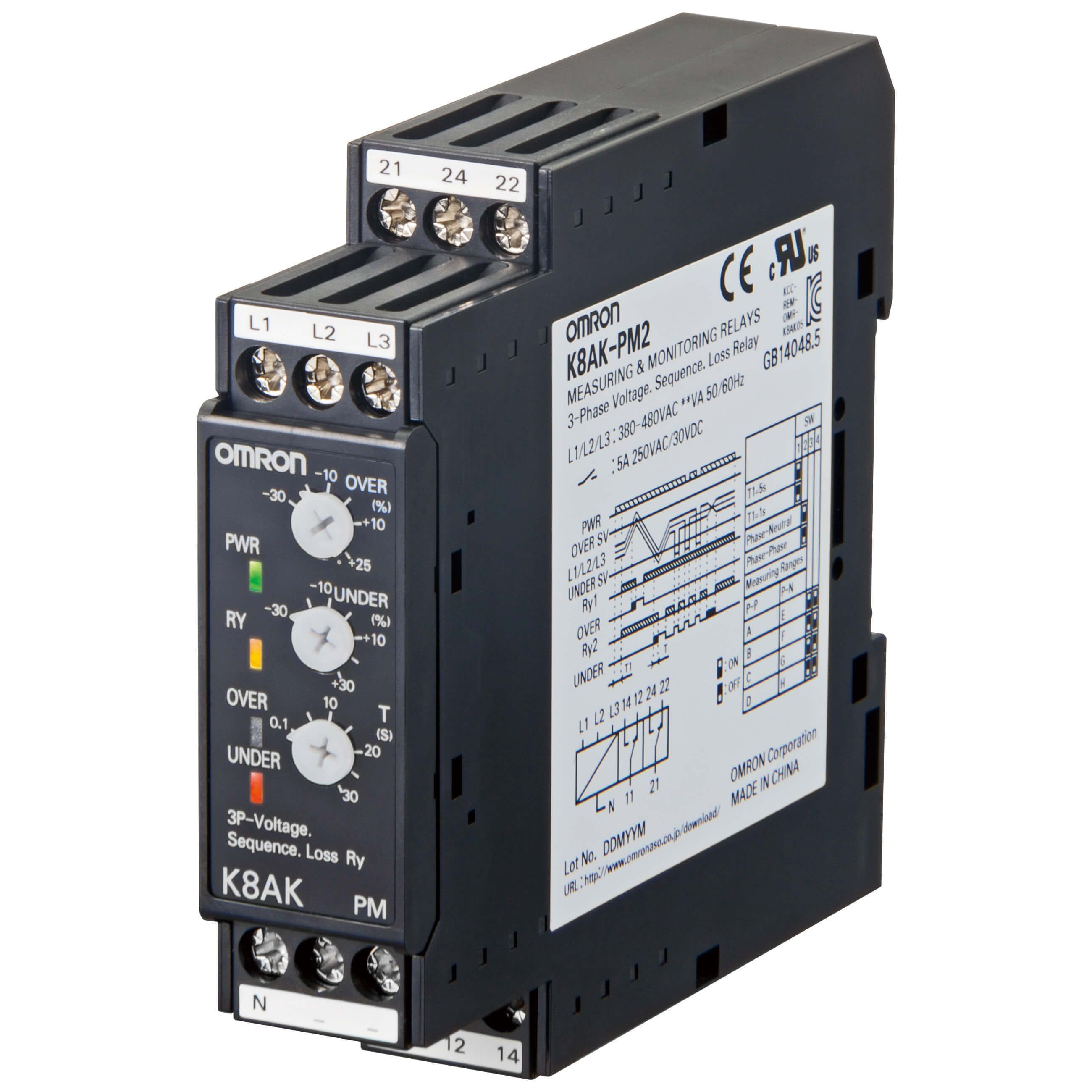 OMRON - Valvontarele - K8AK-PM1