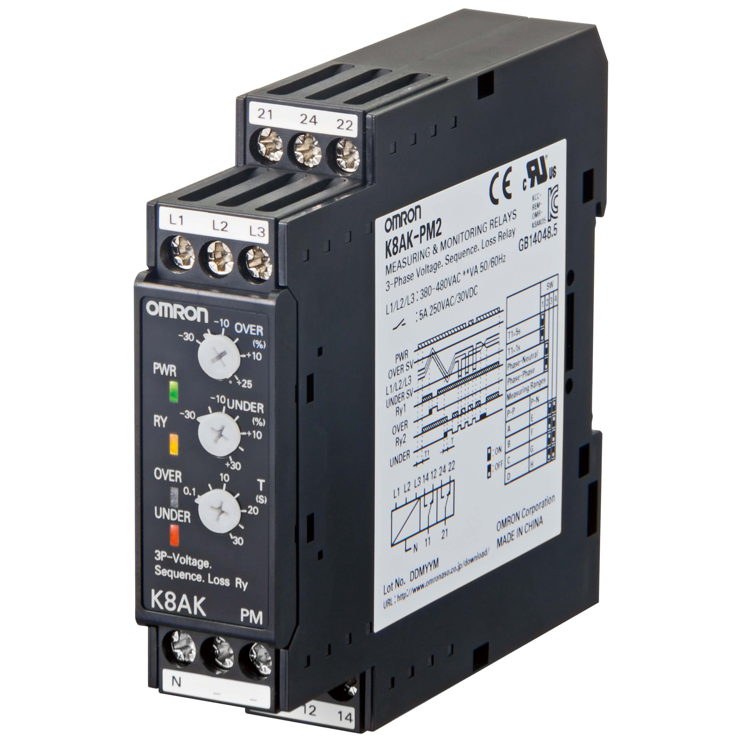 OMRON - Valvontarele - K8AK-PM2