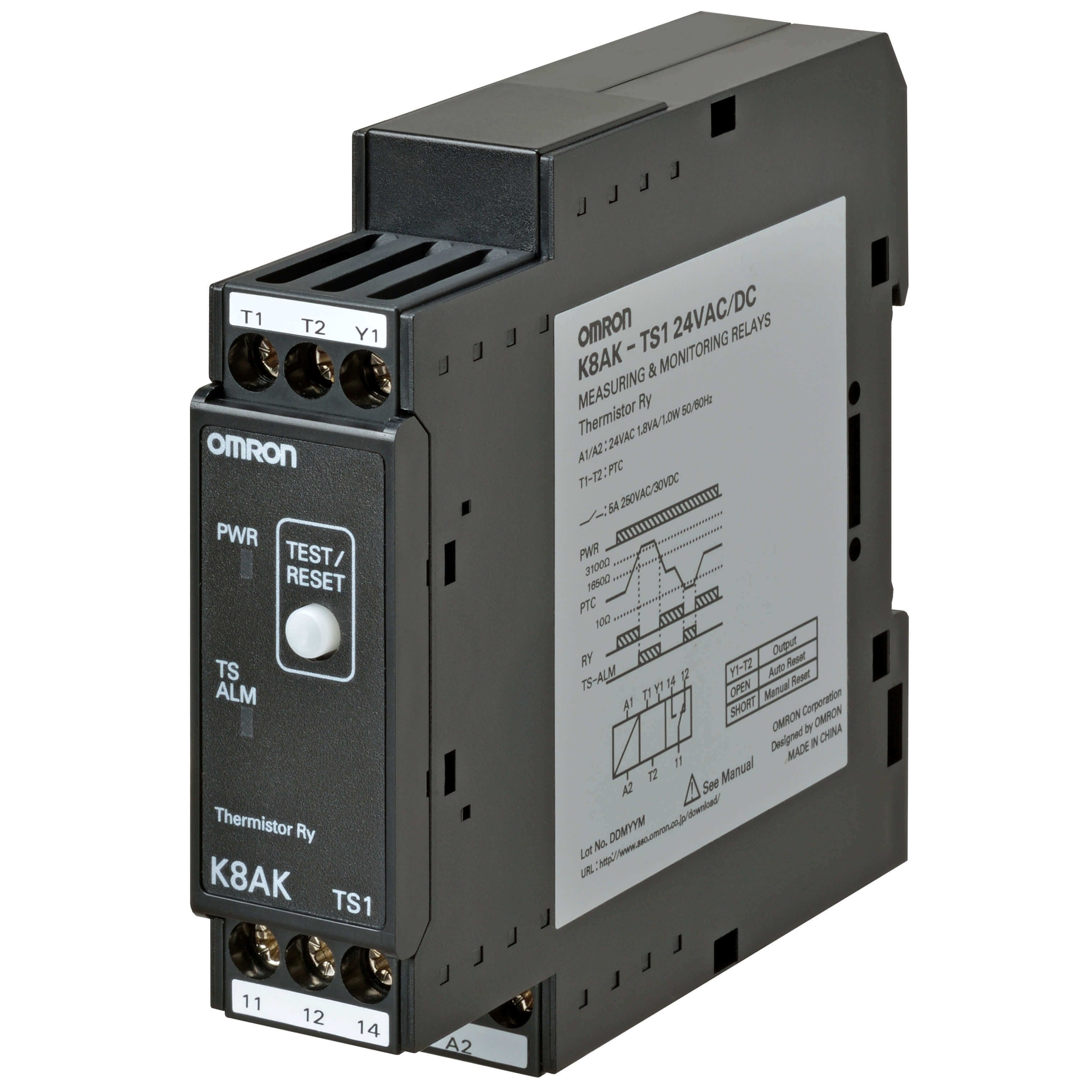 OMRON - Valvontarele - K8AK-TS1 24VAC/DC