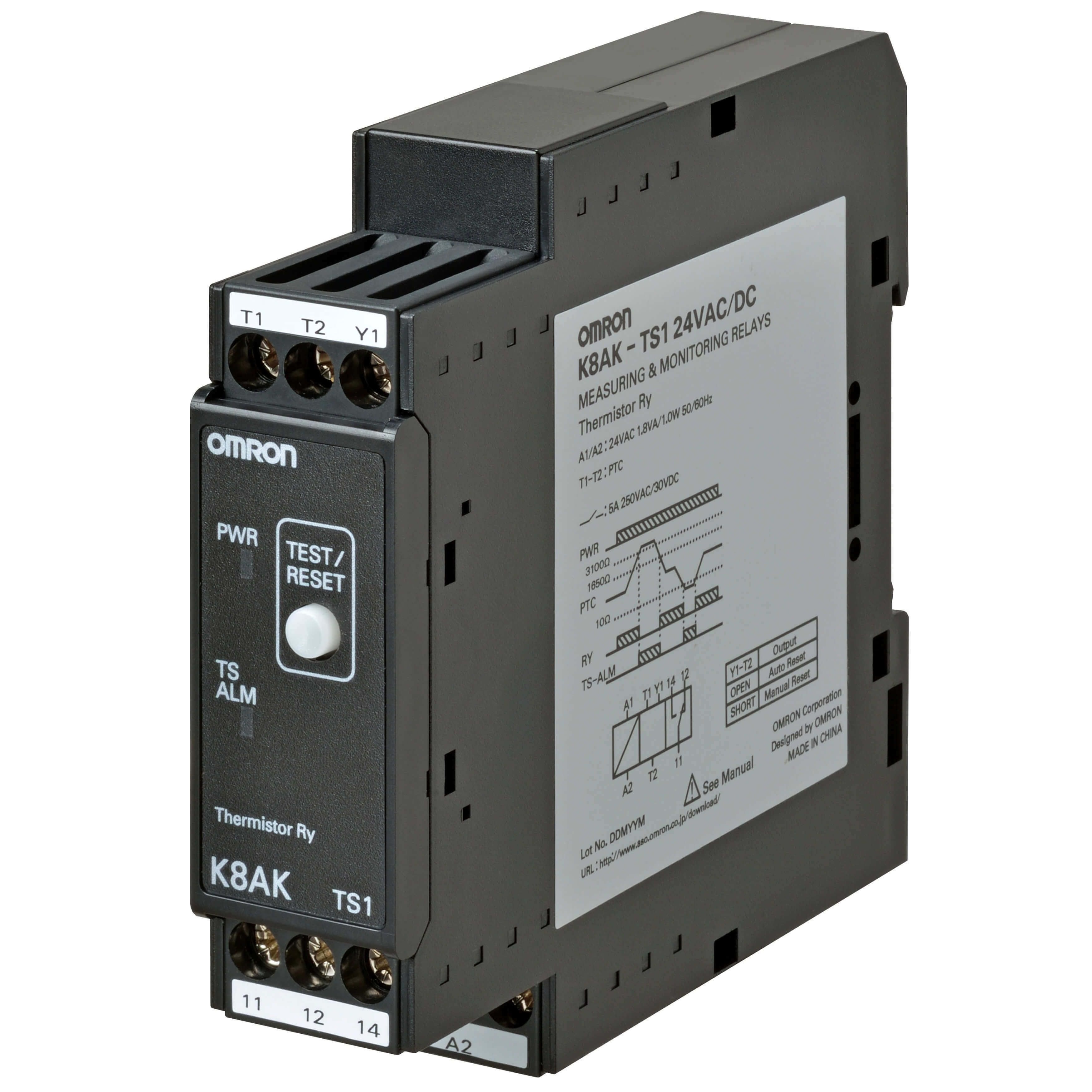 OMRON - Valvontarele - K8AK-TS1 24VAC/DC