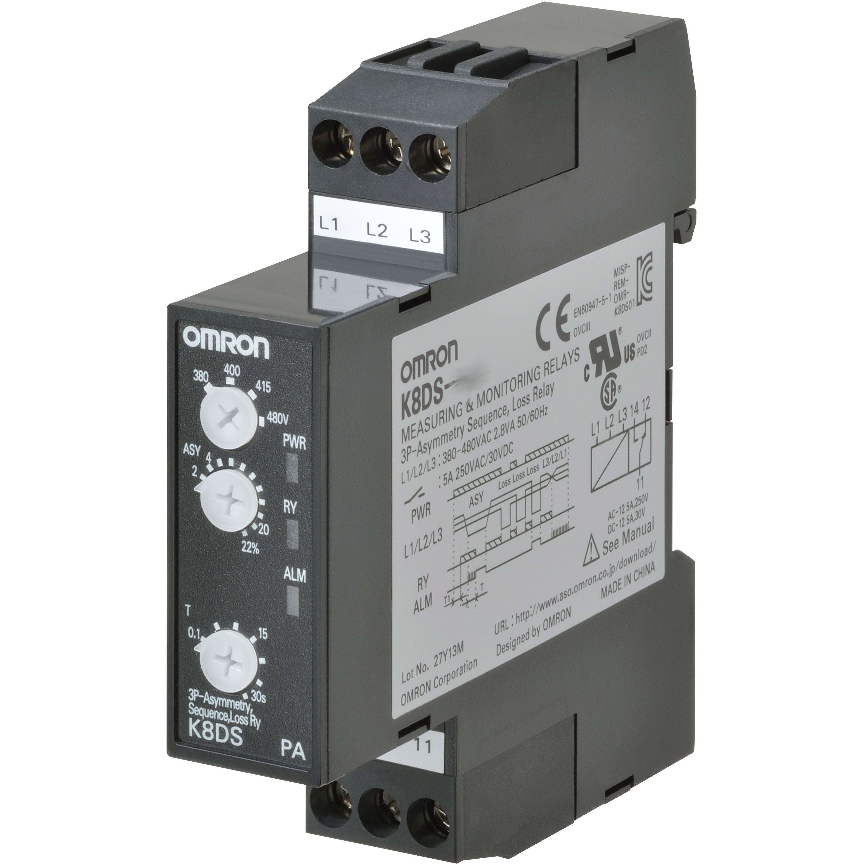 OMRON - Valvontarele - K8DS-PA2