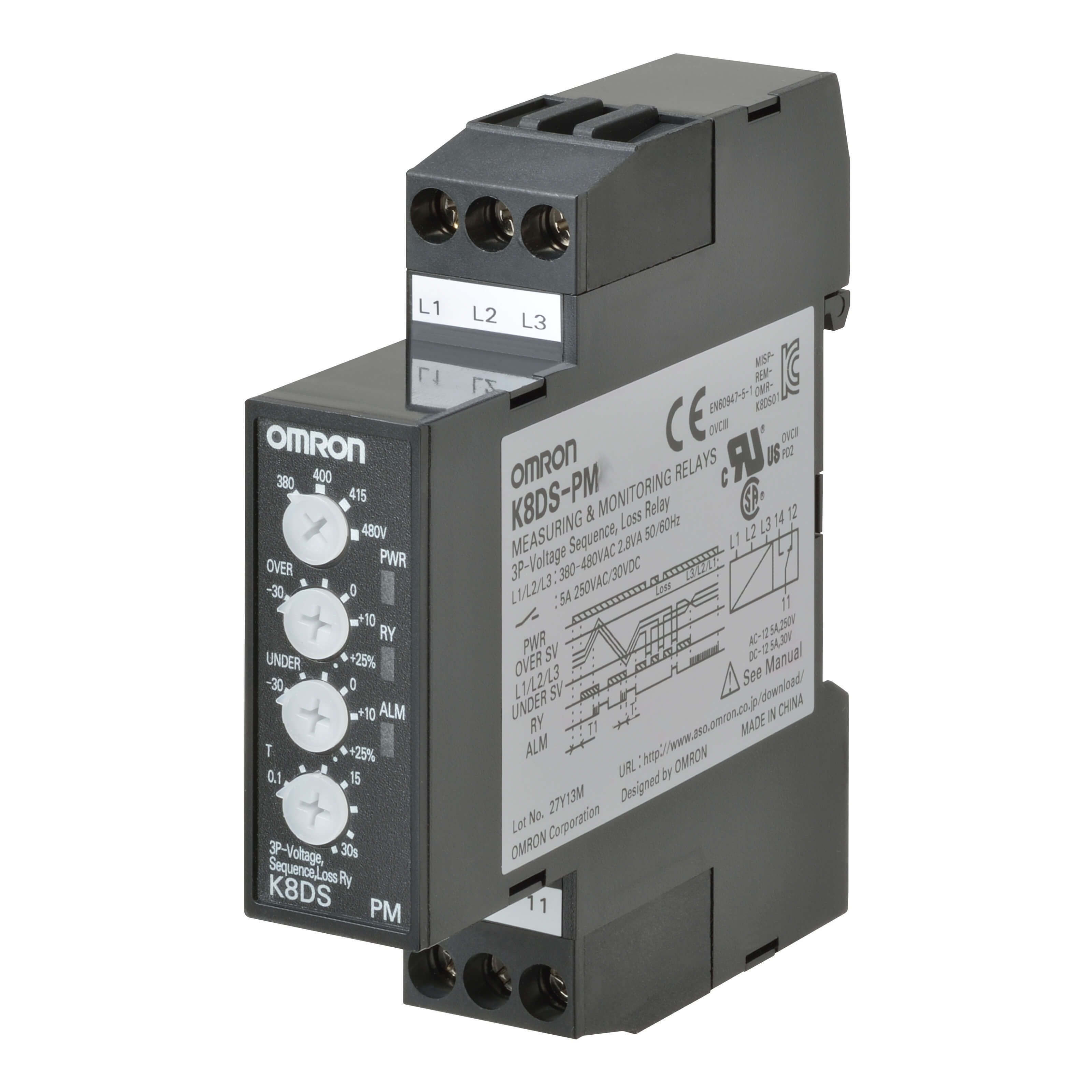 OMRON - Valvontarele - K8DS-PM1