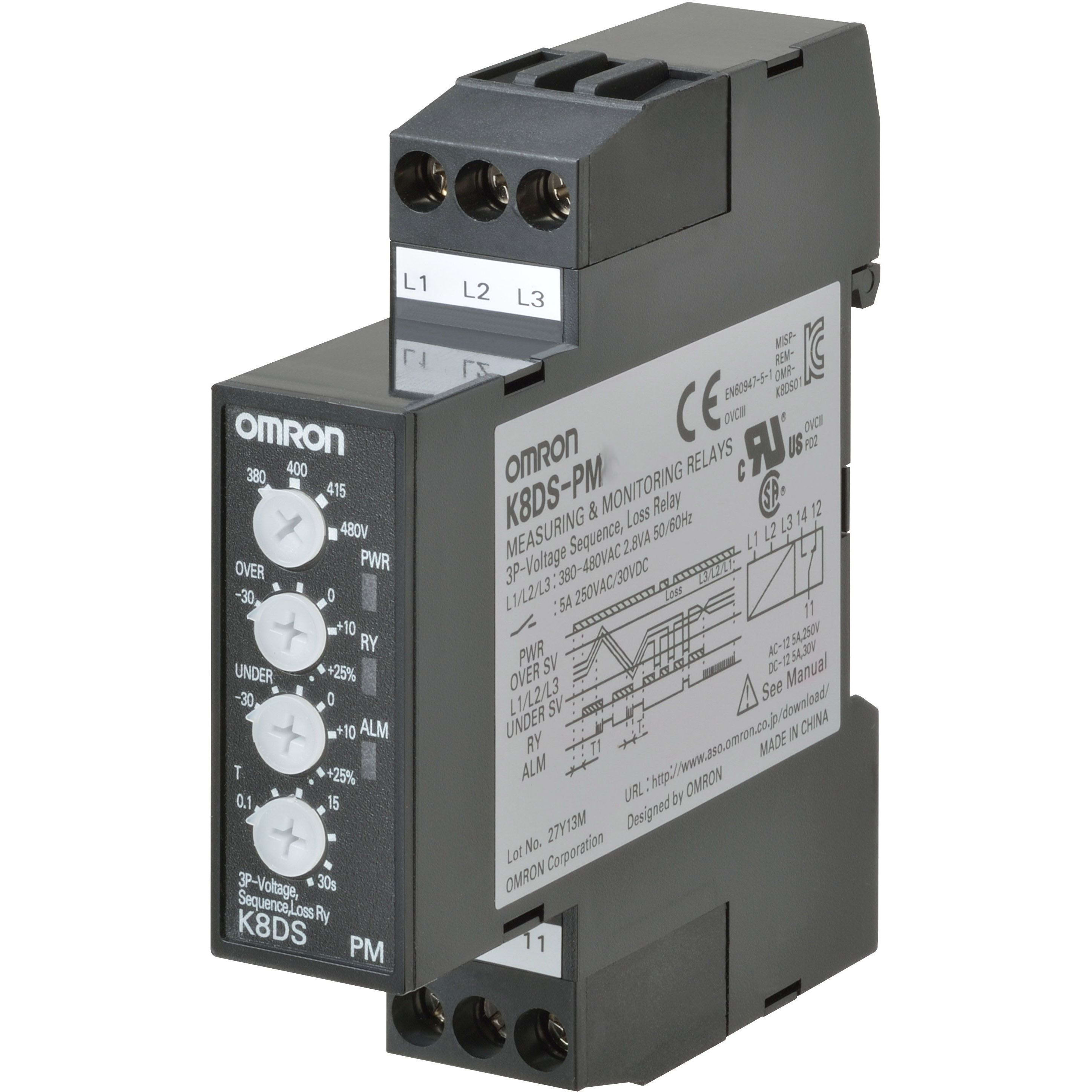 OMRON - Valvontarele - K8DS-PM2
