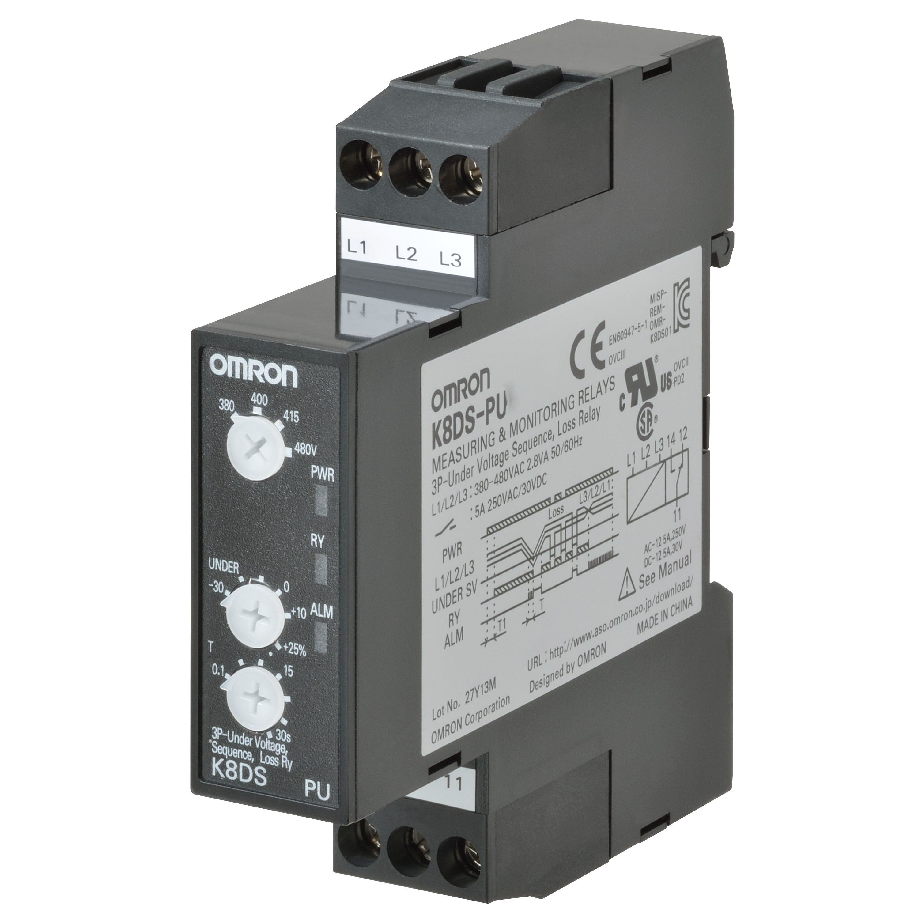 OMRON - Valvontarele - K8DS-PU1
