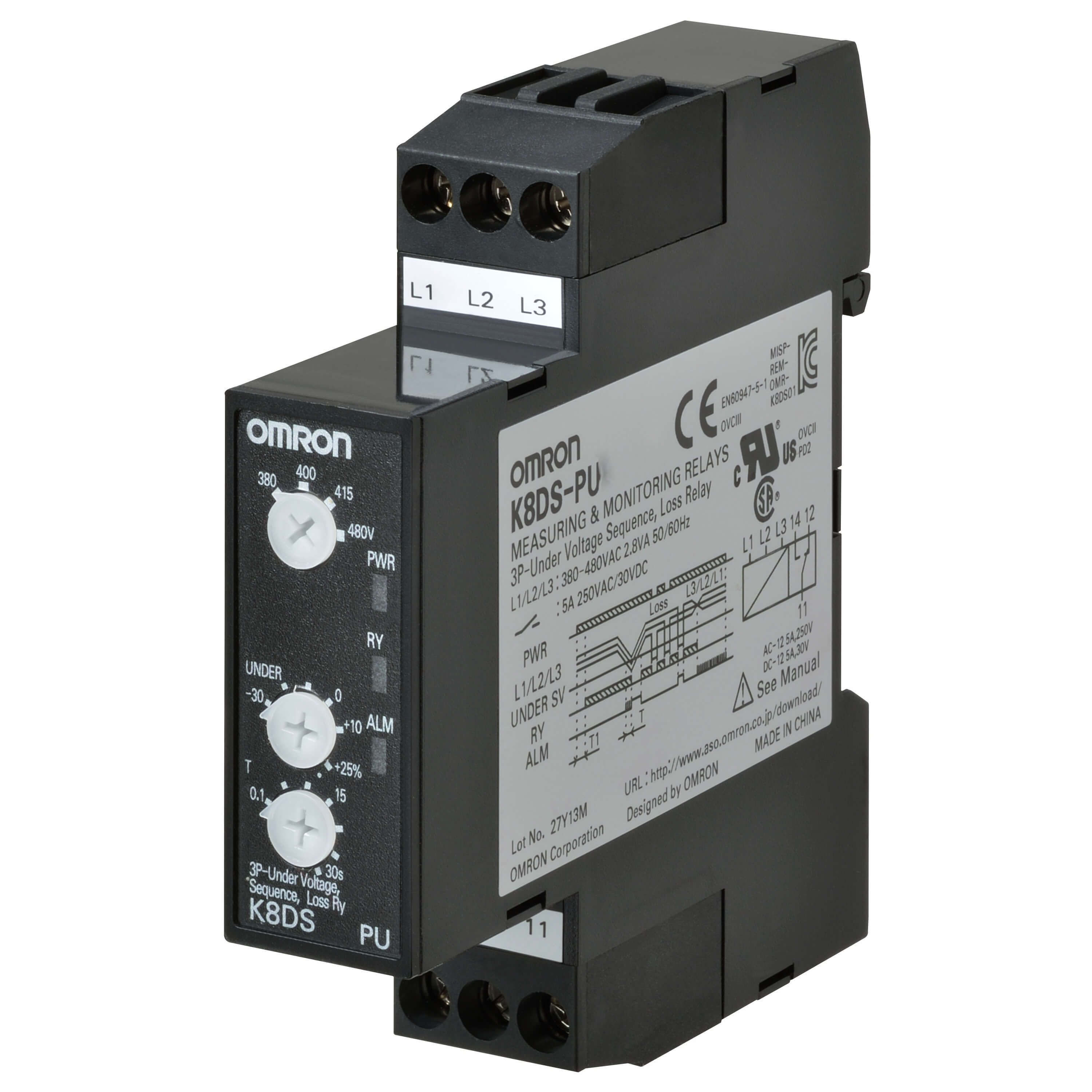OMRON - Valvontarele - K8DS-PU2