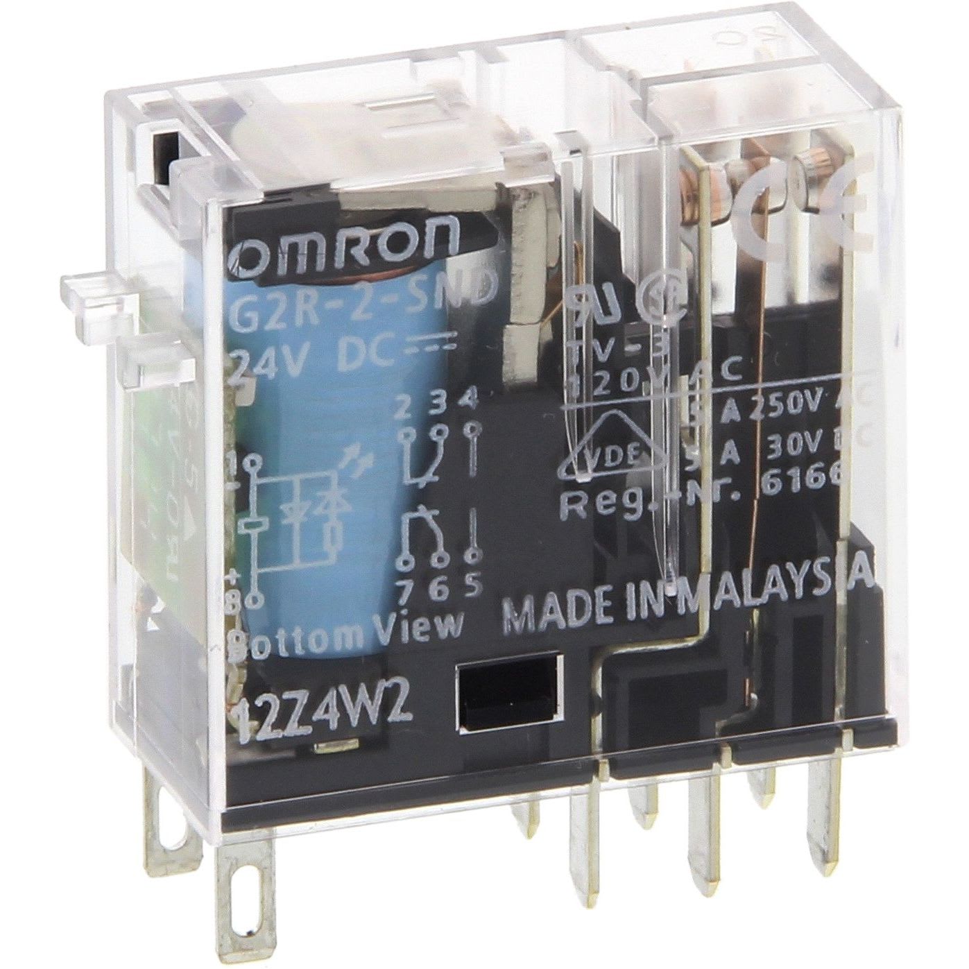 OMRON - Pistokantarele - G2R-2-SND 24 DC(S)