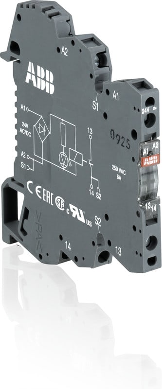 ABB SMART POWER - Välirele - RB122A-24VAC/DC, 2CO, 1mA-8A