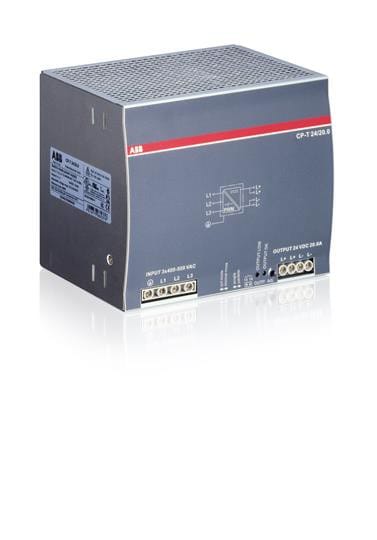 ABB - Teholähde - CP-T 24/20.0, lähtö:24VDC/20A