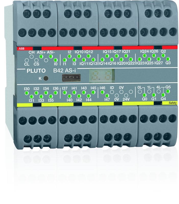 ABB - Logiikkamoduuli - Pluto B42 AS-i, Turvalog. AS-i
