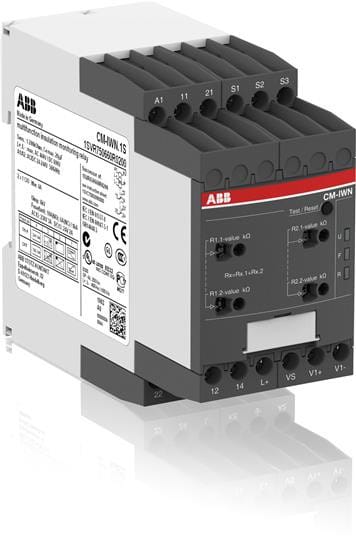 ABB SMART POWER - Valvontarele eristys/maavuoto - CM-IWN.1S Eristystasonvalvonta