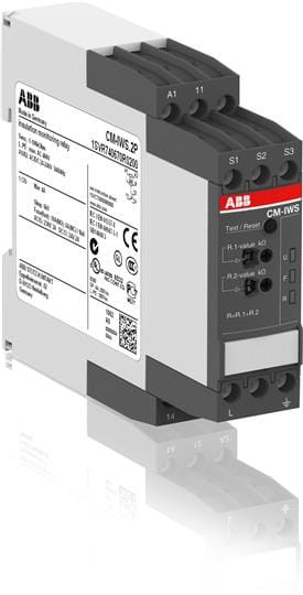ABB SMART POWER - Valvontarele eristys/maavuoto - CM-IWS.2P Eristystasonvalvonta