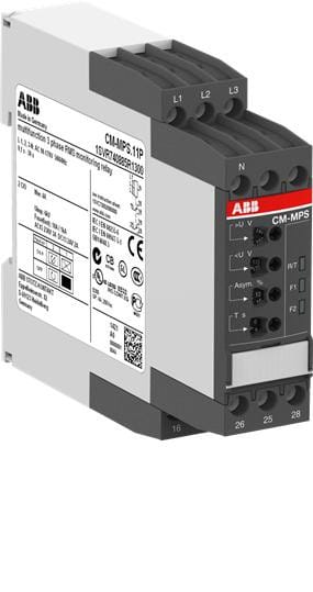 ABB - Valvontarele vaihejärjestys - CM-MPS.21SL1-L2-L3-N2c/o180-280V