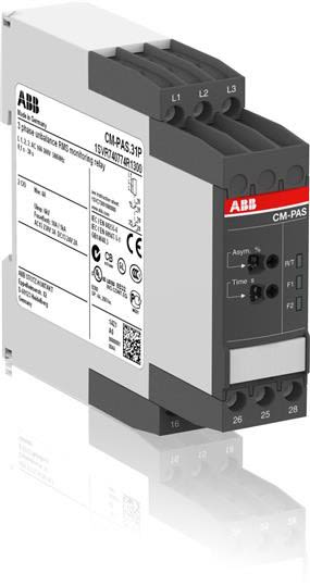 ABB SMART POWER - Valvontarele vaihejärjestys - CM-PAS.31P, kolmivaihevalvonta