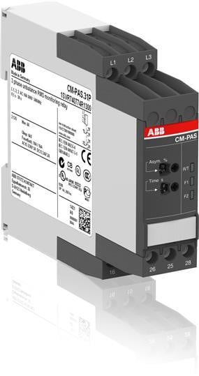 ABB SMART POWER - Valvontarele vaihejärjestys - CM-PAS.31P, kolmivaihevalvonta