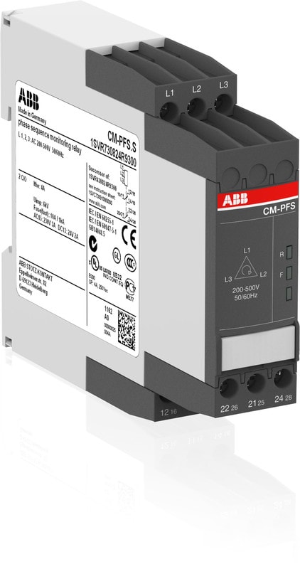 ABB - Valvontarele vaihejärjestys - CM-PFS.SL1-L2-L32c/o200-500Vac