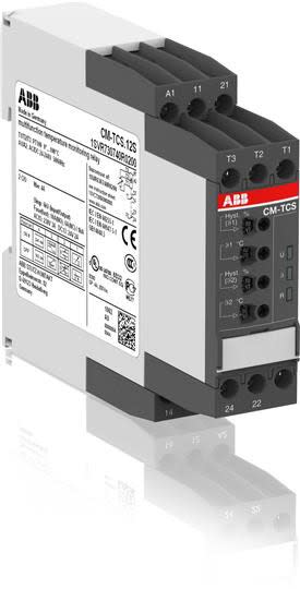 ABB - Valvontarele lämpötila0-100C24-240Vac/dc - CM-TCS.12S