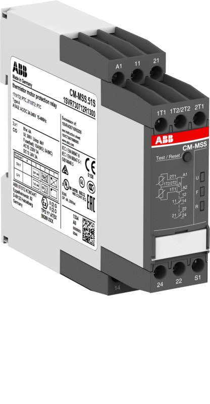 ABB SMART POWER - Valvontarele lämpötila - CM-MSS.22P termistorirele