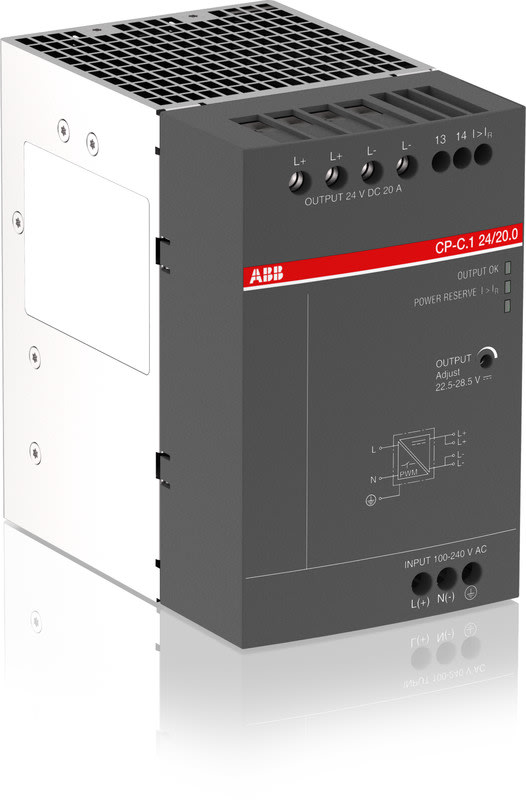 ABB - Teholähde - CP-C.1 24/10.0,lähtö:24VDC/10A