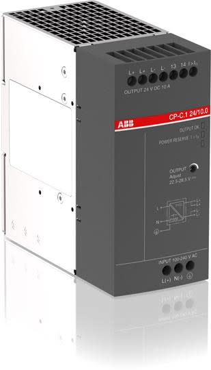ABB - Teholähde - CP-C.1 24/10.0-C,lähtö:24VDC/1