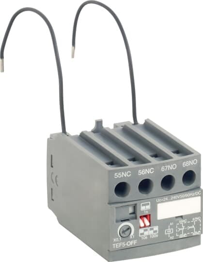 ABB SMART POWER - Aikarele päästöhidastettu - 24-240VAC/DC, 1S,1A, 0,1-100s