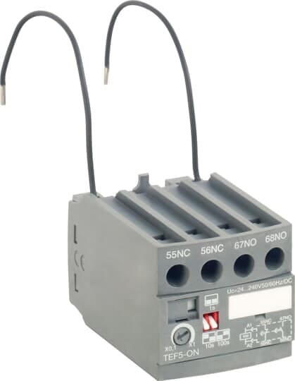 ABB SMART POWER - Aikarele vetohidastettu - 24-240VAC/DC, 1S,1A, 0,1-100s