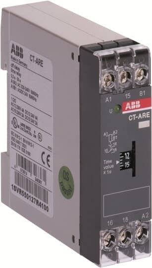 ABB - Aikarele päästöhid. 1c/o 24Vac/dc 230Vac - CT-ARE 0.1-10s
