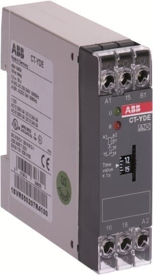 ABB - Aikarele tähti/kolmio 1c/o24Vac/dc230Vac - CT-YDE 0.3-30s