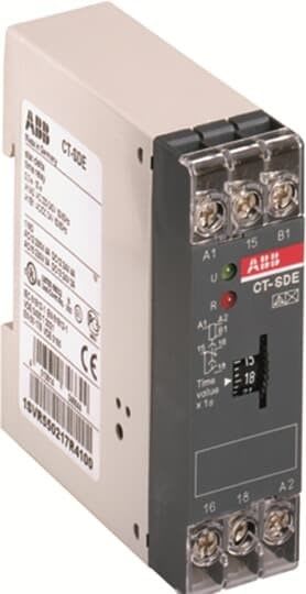 ABB - Aikar.tähti/kolmio 1no+1nc24Vac/dc230Vac - CT-SDE 0.3-30s