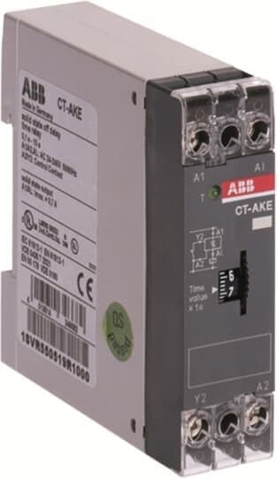ABB - Aikarele päästöhid 1no 24-240Vac/dc - CT-AKE 0.3-30s